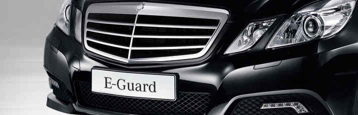 Новые модели Mercedes-Benz E-Guard с заводской спецзащитой